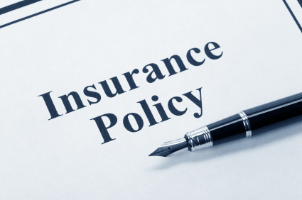 Document of Insurance Policy, Life; Health, car, travel,  for background